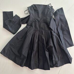 Back Strapless Cocktail Dress